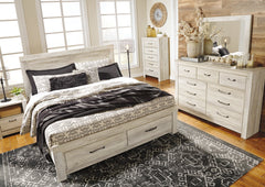 Bellaby Queen Platform Bed with 2 Storage Drawers - furniture place usa
