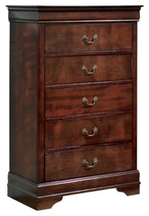 Alisdair Queen Sleigh Bed, Dresser, Mirror, Chest and Nightstand - furniture place usa