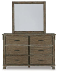 Shamryn King Panel Bed with Mirrored Dresser and 2 Nightstands - furniture place usa