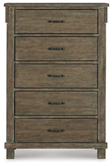 Shamryn King Panel Bed with Mirrored Dresser and Chest - furniture place usa