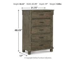 Shamryn King Panel Bed with Mirrored Dresser and Chest - furniture place usa