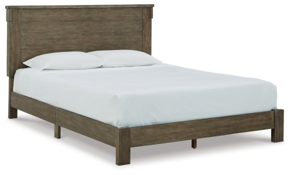 Shamryn King Panel Bed with Mirrored Dresser and 2 Nightstands - furniture place usa