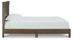 Shamryn King Panel Bed with Mirrored Dresser and 2 Nightstands - furniture place usa