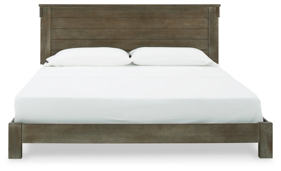 Shamryn King Panel Bed with Mirrored Dresser and Chest - furniture place usa