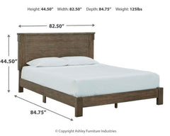 Shamryn King Panel Bed with Mirrored Dresser and 2 Nightstands - furniture place usa