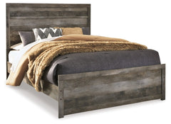 Wynnlow Queen Panel Bed with 2 Nightstands - furniture place usa