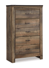 Trinell King/California King Panel Headboard with Dresser, Chest and 2 Nightstands - furniture place usa