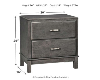 Caitbrook Queen Storage Bed with 8 Storage Drawers with Mirrored Dresser, Chest and Nightstand - furniture place usa