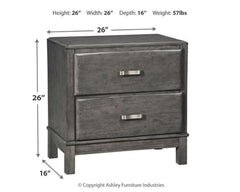Caitbrook Queen Storage Bed with 8 Storage Drawers with Mirrored Dresser, Chest and Nightstand - furniture place usa