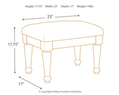 Coralayne Stool - furniture place usa