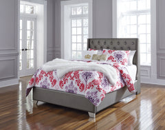 Coralayne Full Upholstered Bed with Mirrored Dresser and 2 Nightstands - PKG007801 - furniture place usa