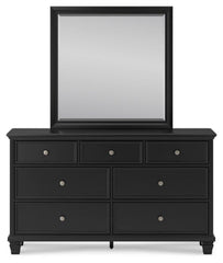 Lanolee Dresser and Mirror - furniture place usa