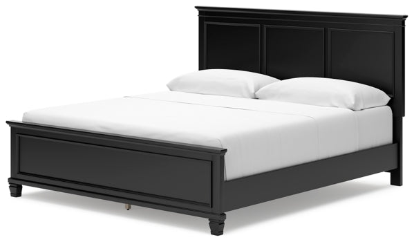 Lanolee California King Panel Bed - furniture place usa
