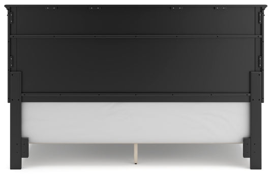 Lanolee California King Panel Bed - furniture place usa
