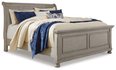 Lettner Queen Sleigh Bed - furniture place usa