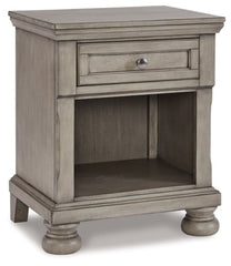 Lettner Twin Sleigh Bed with Mirrored Dresser and 2 Nightstands - furniture place usa