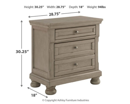 Lettner Twin Sleigh Bed with Mirrored Dresser and 2 Nightstands - furniture place usa