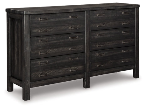 Baylow Queen Panel Bed with 4 Storage Drawers with Dresser - furniture place usa