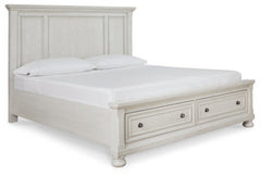 Robbinsdale King Panel Storage Bed - furniture place usa