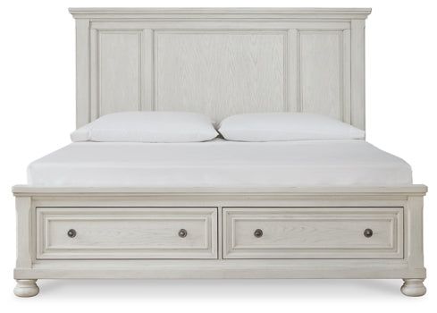 Robbinsdale King Panel Storage Bed - furniture place usa