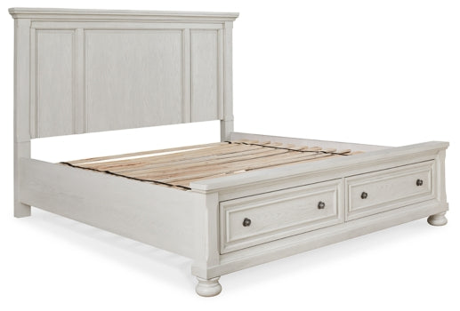Robbinsdale King Panel Storage Bed - furniture place usa