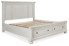 Robbinsdale King Panel Storage Bed - furniture place usa