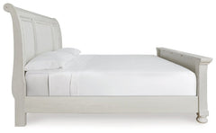 Robbinsdale King Sleigh Bed - furniture place usa