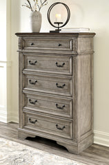 Lodenbay California King Panel Bed with Mirrored Dresser, Chest and 2 Nightstands - furniture place usa