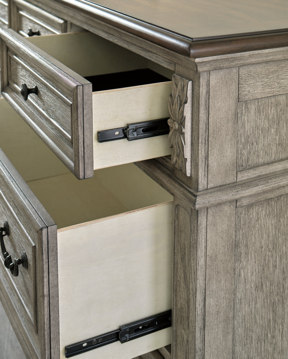 Lodenbay Dresser and Mirror - furniture place usa