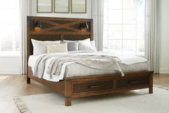 Wyattfield King Panel Bed with Dresser - furniture place usa
