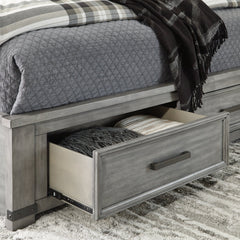 Russelyn California King Storage Bed - furniture place usa