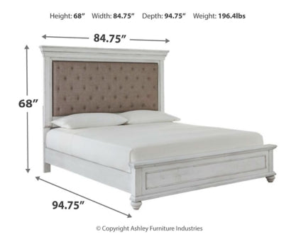 Kanwyn Queen Panel Bed - furniture place usa