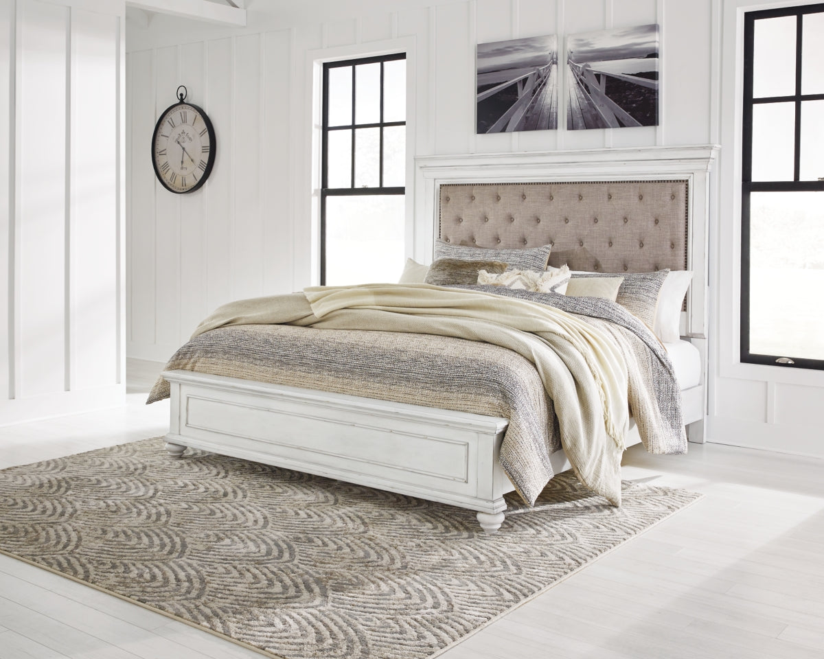 Kanwyn Queen Panel Bed - furniture place usa