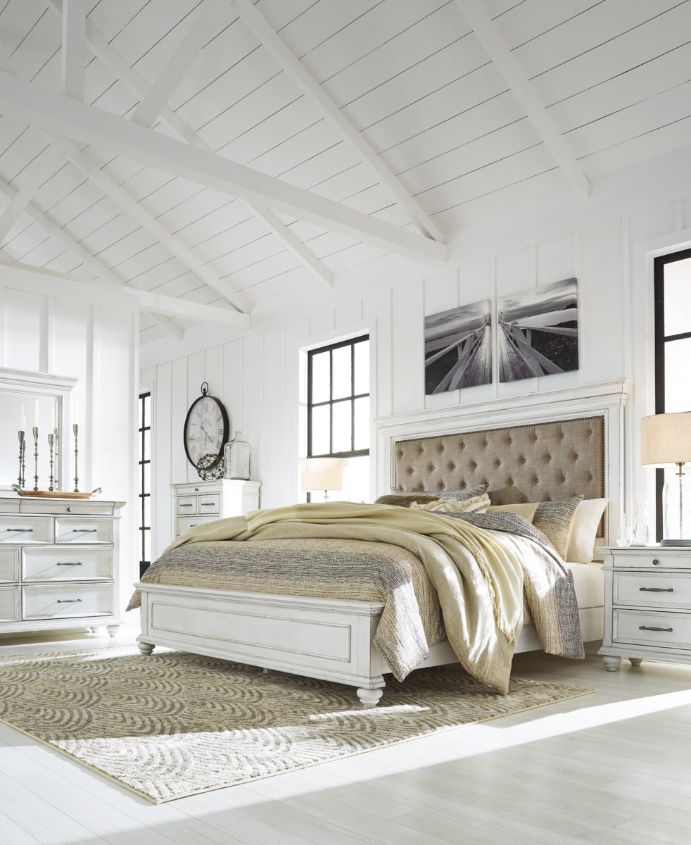 Kanwyn Queen Panel Bed - furniture place usa