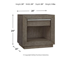 Anibecca Queen Upholstered Panel Bed with Mirrored Dresser, Chest and 2 Nightstands - furniture place usa