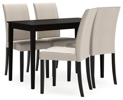 Kimonte Dining Table and 4 Chairs - PKG013925 - furniture place usa