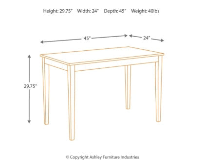 Kimonte Dining Table and 4 Chairs - PKG013925 - furniture place usa