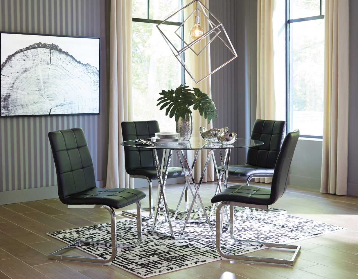 Madanere Dining Table and 4 Chairs - furniture place usa