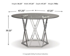Madanere Dining Table and 4 Chairs - furniture place usa