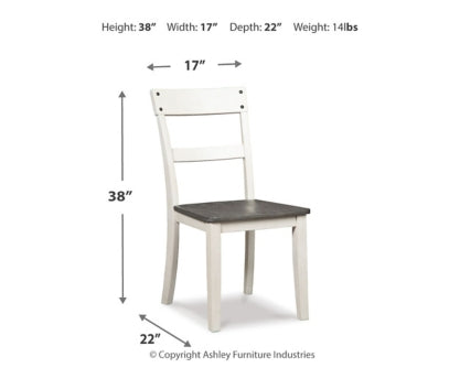 Nelling Dining Chair (Set of 2) - furniture place usa