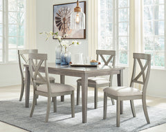 Parellen Dining Table and 4 Chairs - PKG011205 - furniture place usa