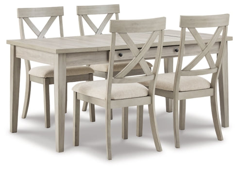 Parellen Dining Table and 4 Chairs - PKG013254 - furniture place usa