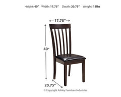 Hammis Dining Table and 4 Chairs - furniture place usa