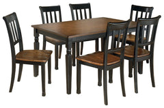 Owingsville Dining Table and 6 Chairs - furniture place usa