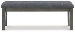 Hallanden 50" Dining Bench - furniture place usa
