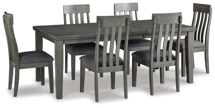Hallanden Dining Table and 6 Chairs - furniture place usa
