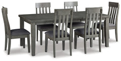 Hallanden Dining Table and 6 Chairs - furniture place usa