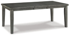 Hallanden Dining Table and 4 Chairs and Bench - furniture place usa