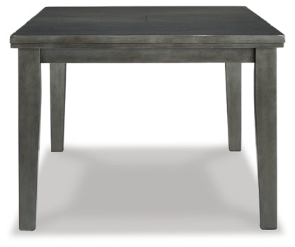Hallanden Dining Table and 4 Chairs and Bench with Storage - furniture place usa