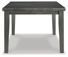 Hallanden Dining Table and 4 Chairs and Bench with Storage - furniture place usa